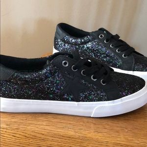 Sparkly Black Sneakers from Not Rated